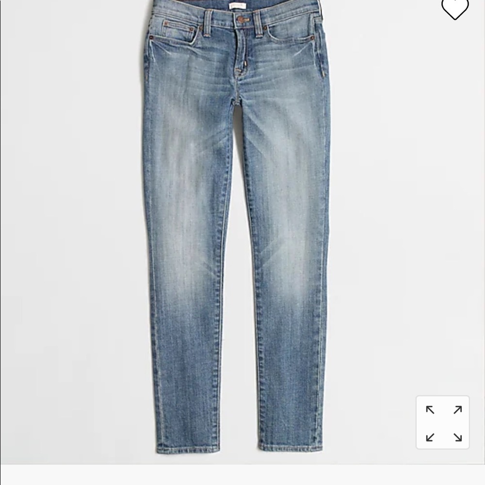 👖 J Crew Factory Skinny Ankle Jean, Light Wash, Size 26